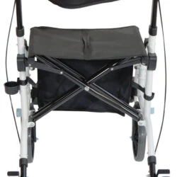 Lightweight Folding Rollator With Seat and Travel Wheelchair | Rollator & Manual Wheelchair For Disabled & Elderly - Image 11
