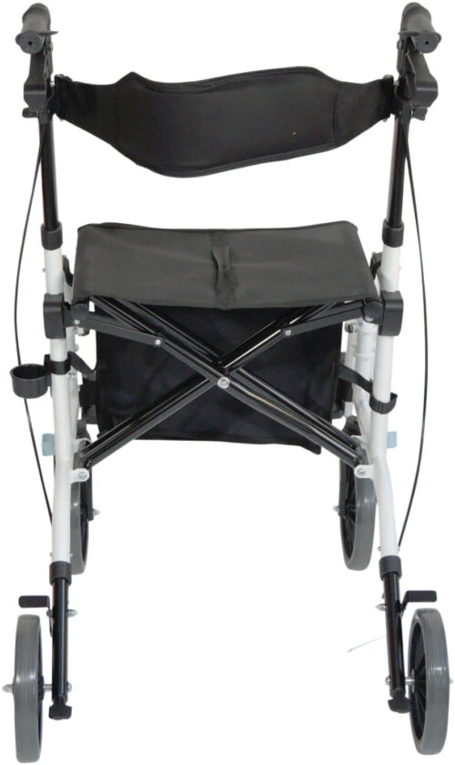 Lightweight Folding Rollator With Seat and Travel Wheelchair | Rollator & Manual Wheelchair For Disabled & Elderly - Image 11