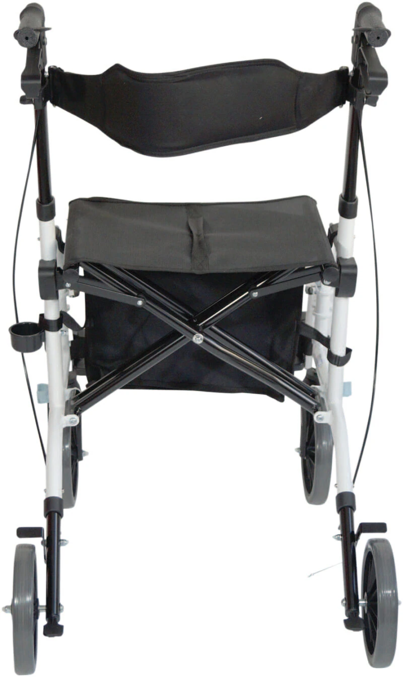 Lightweight Folding Rollator With Seat and Travel Wheelchair | Rollator & Manual Wheelchair For Disabled & Elderly - Image 11
