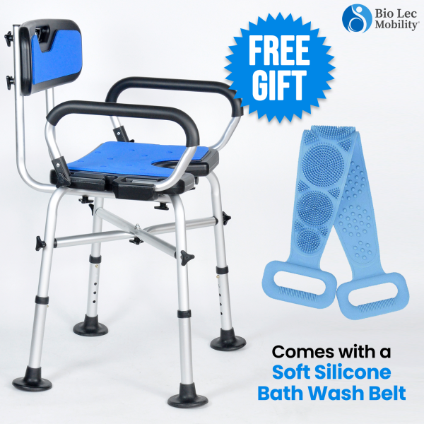 Shower Chair with Backrest & Armrest Bio Lec Mobility