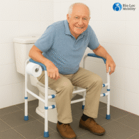 toilet support frame bio-lec mobility toileting aids