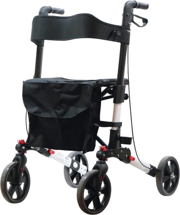 Lightweight Folding Rollator, Deluxe Fold Flat Rollator