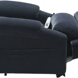 Bariatric rise recliner chair with dual motors for elderly users, available in multiple colors.
