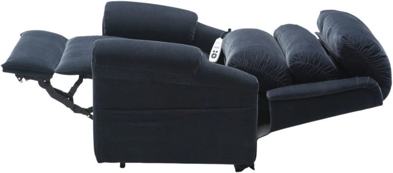 Bariatric rise recliner chair with dual motors for elderly users, available in multiple colors.