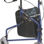 Lightweight Tri Walker | 3 Wheel Walker with Basket | Steel | Compact | Durable - Image 1