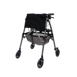 Lightweight Folding Walker With Wheels & Seat | Stander EZ Fold N Go Rollator - Image 2