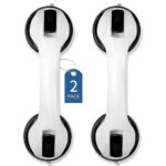 Grab Bars for Seniors, Disabled & Elderly | Suction Grab Rails for Bathroom (Pack of 2) - Image 1