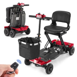 Lightweight Folding Boot Scooter | IGlide AutoFolding | Mobility Scooter with Remote Control | 12 Mile Range | Removable Battery | Puncture Proof Tyres - Image 12