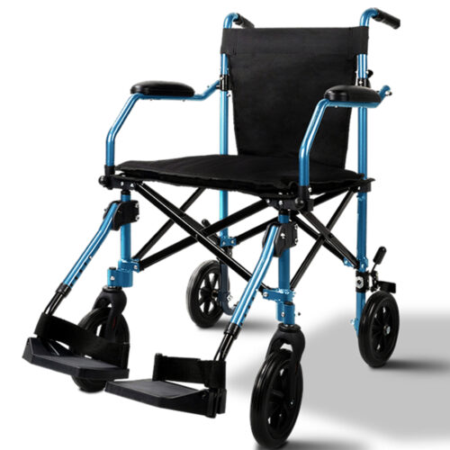 Lightweight Transit Travel Wheelchair with Bag | Folding Collapsible Transportable Wheelchair | FOLD-O Wheelchair - Image 16