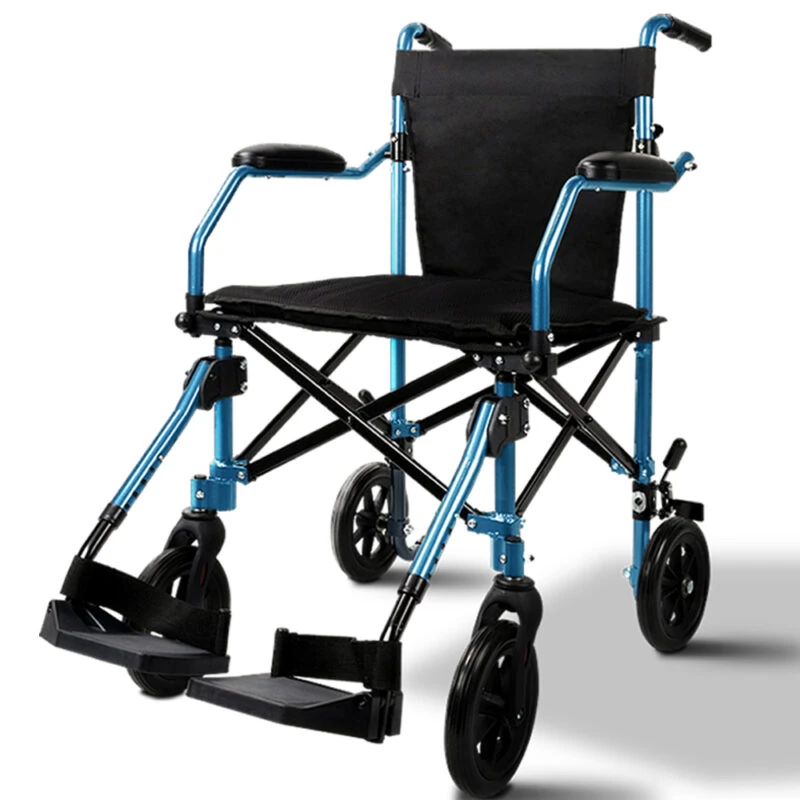 Lightweight Transit Travel Wheelchair with Bag | Folding Collapsible Transportable Wheelchair | FOLD-O Wheelchair - Image 16