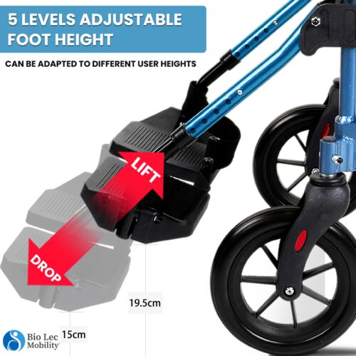 Lightweight Transit Travel Wheelchair with Bag | Folding Collapsible Transportable Wheelchair | FOLD-O Wheelchair - Image 6