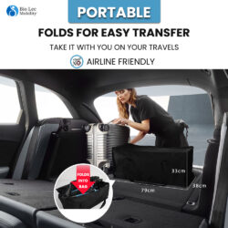 Lightweight Transit Travel Wheelchair with Bag | Folding Collapsible Transportable Wheelchair | FOLD-O Wheelchair - Image 4