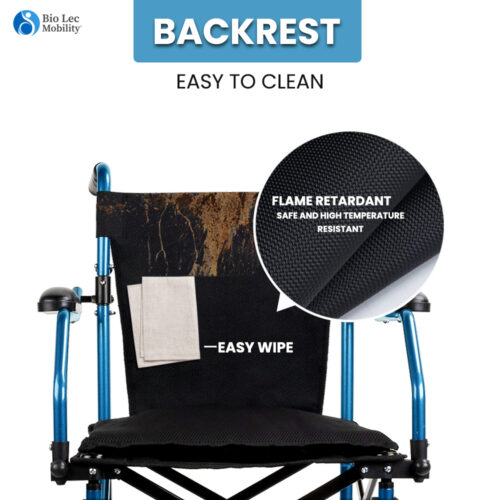Lightweight Transit Travel Wheelchair with Bag | Folding Collapsible Transportable Wheelchair | FOLD-O Wheelchair - Image 14