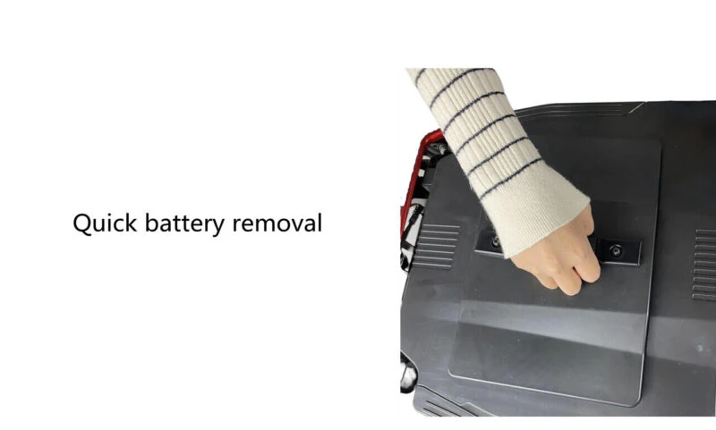 Lightweight Folding Boot Scooter | IGlide AutoFolding | Mobility Scooter with Remote Control | 12 Mile Range | Removable Battery | Puncture Proof Tyres - Image 13