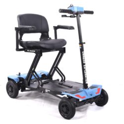 Lightweight Folding Boot Scooter | IGlide AutoFolding | Mobility Scooter with Remote Control | 12 Mile Range | Removable Battery | Puncture Proof Tyres - Image 6