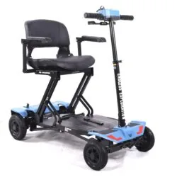 Lightweight Folding Boot Scooter | IGlide AutoFolding | Mobility Scooter with Remote Control | 12 Mile Range | Removable Battery | Puncture Proof Tyres - Image 6