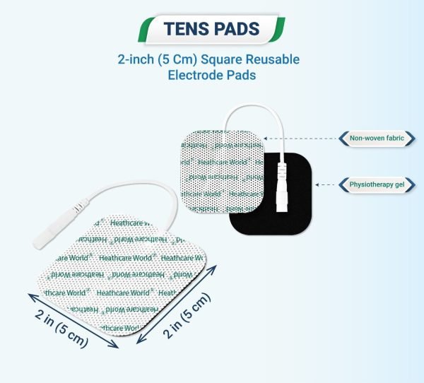 tens replacement pads tens machine electrode pads reusable