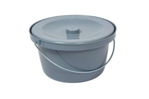 Wheeled Commode | Shower Chair With Wheels | with Detachable Armrest & Footrest - Image 6