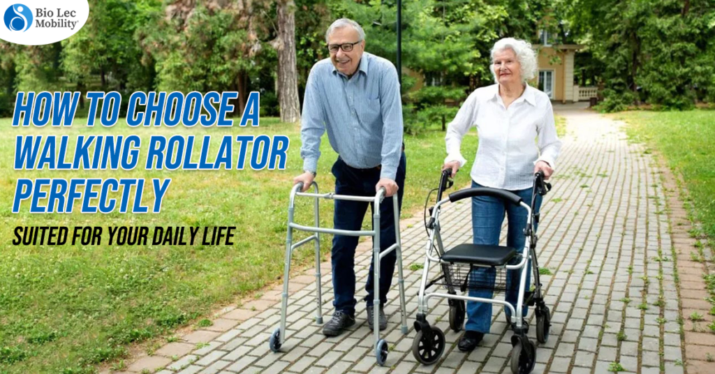 Choosing a rollator for elderly