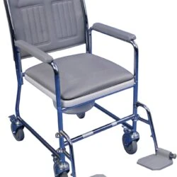 Wheeled Commode | Flat Packed Bedside Commode | Wheelchair Commode - Image 3