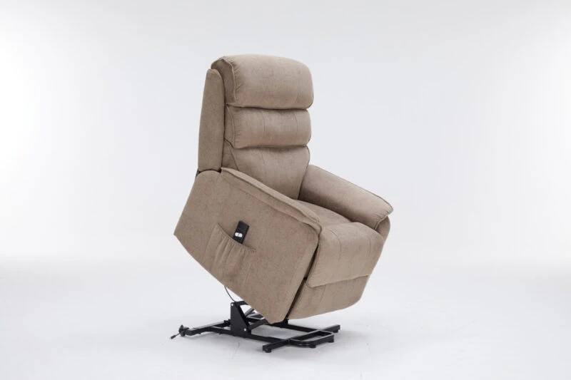 Electric Rise Recliner | Single Motor Rise and Recline Armchair for Elderly | Cambridge Fabric - Image 3