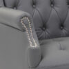 grey Armchair Chesterfield Armchair, Leather Armchairs For Elderly