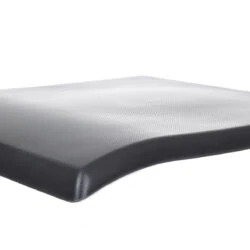 Black and gray Wheelable commode seat accessory.