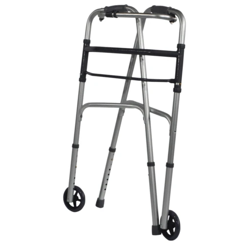 Walking Frame On Wheels | Folding Zimmer Frame For Seniors - Image 6