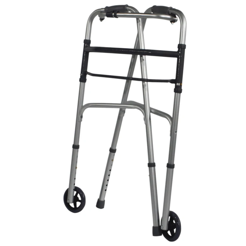 Walking Frame On Wheels | Folding Zimmer Frame For Seniors - Image 6