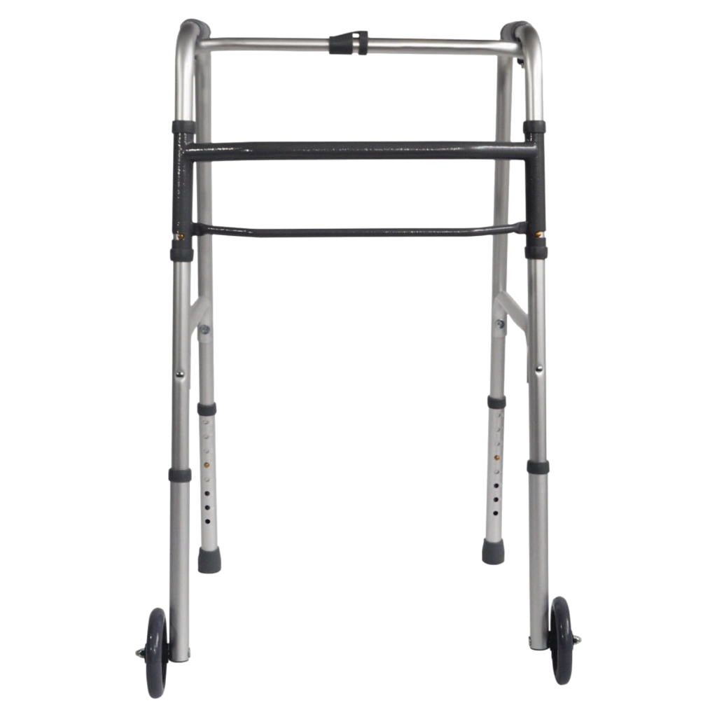 walking frames with wheels-Folding Zimmer Frame for seniors zimmer frame- walker on wheels for elderly