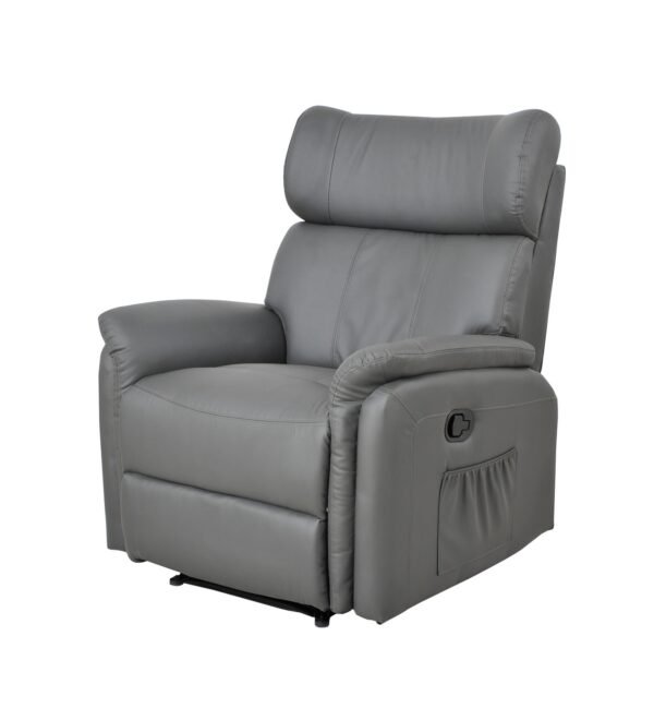 Manual Recliner Armchair, Leather Recliner Armchair grey armchair