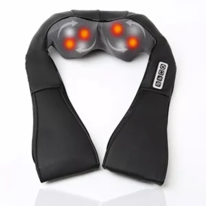 Shiatsu Neck Shoulder Massager | Back Massager with Heat Kneading for Home, Car & Office