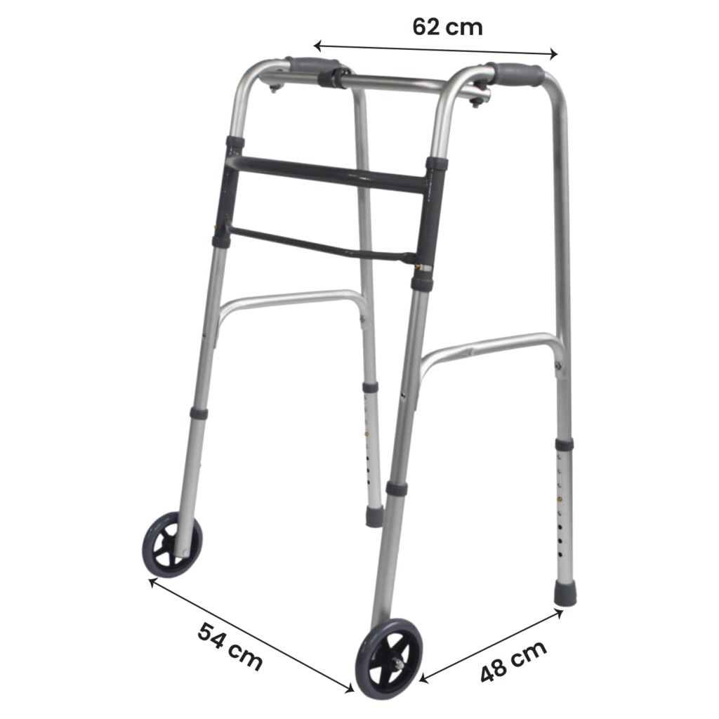 walking frames with wheels-Folding Zimmer Frame for seniors zimmer frame- walker on wheels for elderly