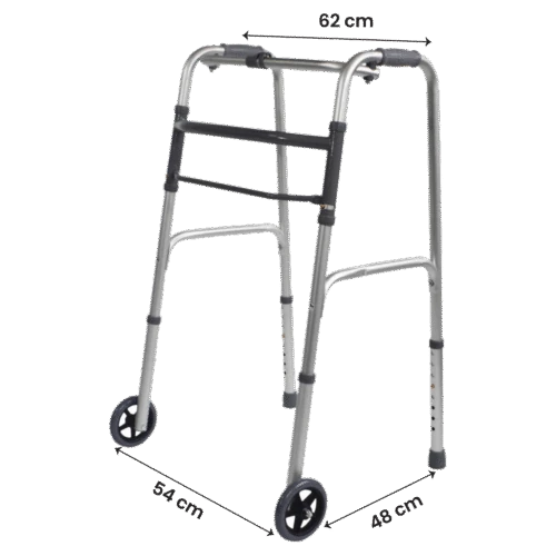 Walking Frame On Wheels | Folding Zimmer Frame For Seniors - Image 10