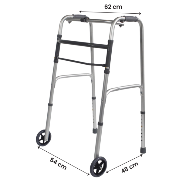 walking frames with wheels-Folding Zimmer Frame for seniors zimmer frame- walker on wheels for elderly