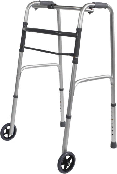 Walking Frame On Wheels | Folding Zimmer Frame For Seniors - Image 3