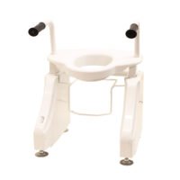 adjustable raised toilet seat raiser