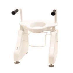 Electric Raised Toilet Seat | Commode Toilet Raiser with One Button Operation | Height Adjustable | Battery Operated