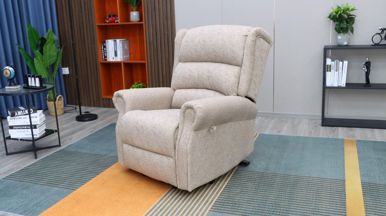 Dual Motor Riser Recliner Chair brown recliner armchair Electric Rise And Recliner Chair