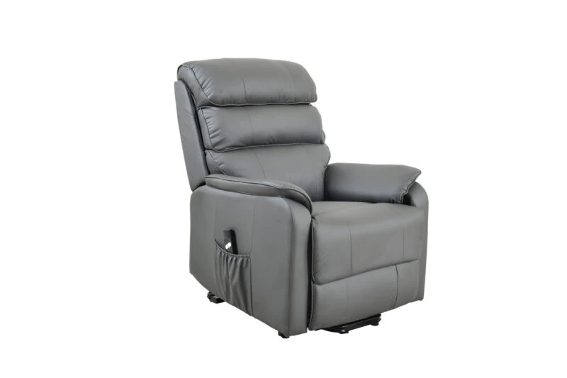 Electric Rise and Recline Armchairs for Elderly | Single Motor | Bonded Leather Recliner Armchair - Image 11