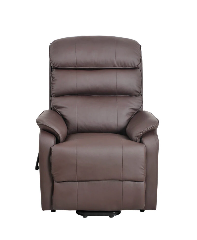 Electric Rise and Recline Armchairs for Elderly | Single Motor | Bonded Leather Recliner Armchair - Image 5