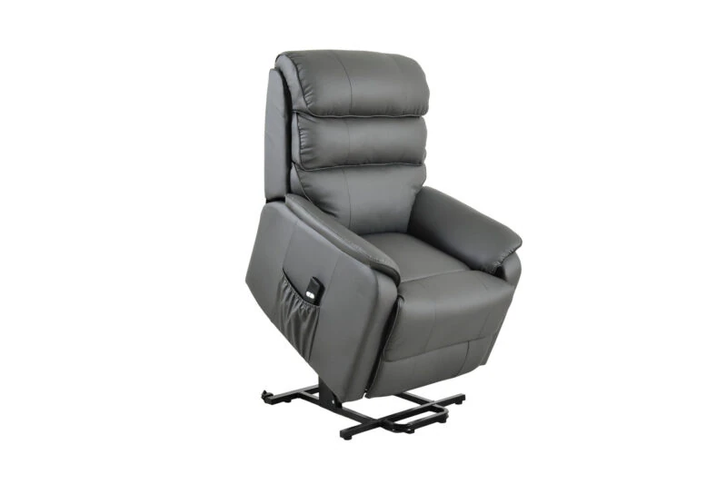 Electric Rise and Recline Armchairs for Elderly | Single Motor | Bonded Leather Recliner Armchair - Image 8