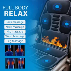 Full Back Massager | Vibrating Heat And Massage Pad | Back Massager For Chair