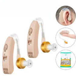 Digital Hearing Aid | Inner Ear Hearing Instrument for Elderly & Seniors | 2x Hearing Aid - Image 2