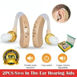 Digital Hearing Aid | Inner Ear Hearing Instrument for Elderly & Seniors | 2x Hearing Aid - Image 3