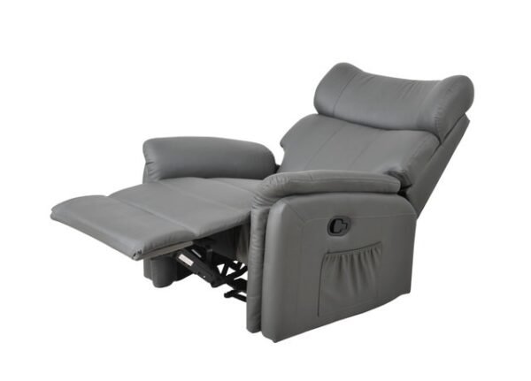 Manual Recliner Armchair, Leather Recliner Armchair grey armchair