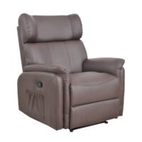 Manual Recliner Armchair, Leather Recliner Armchair brown armchair