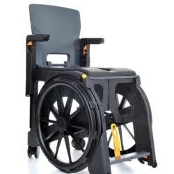 Wheelable Travel Commode | Shower Commode Chair for Elderly | Portable Lightweight Folding Commode | Rust Free - Image 4