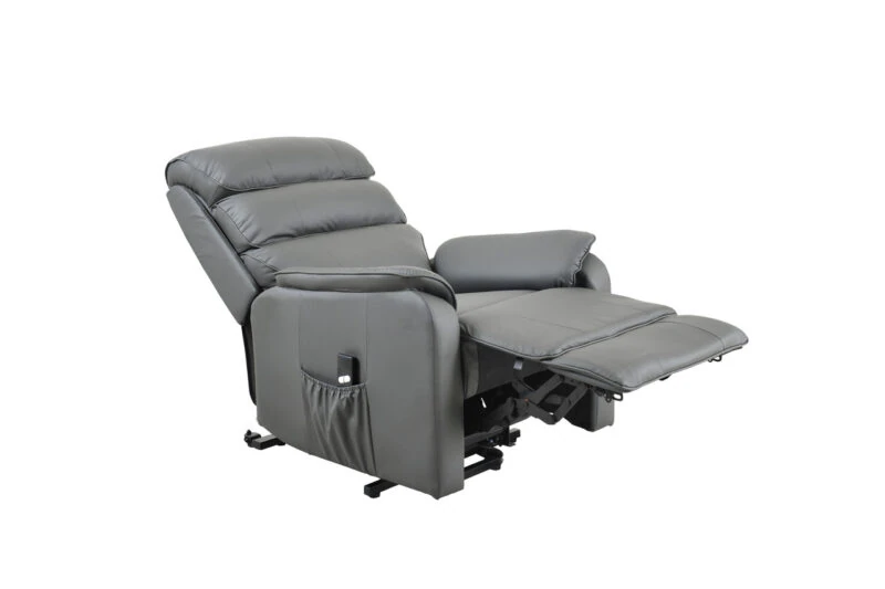 Electric Rise and Recline Armchairs for Elderly | Single Motor | Bonded Leather Recliner Armchair - Image 10