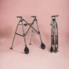 Folding Walking Frame with Wheels | Ultra Lightweight Weighs Only 3kg